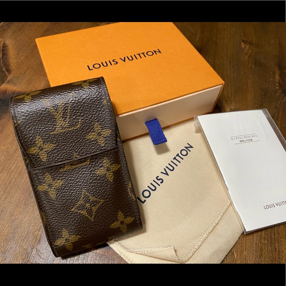 Louis Vuitton Cigarette Case (used as a business card case)